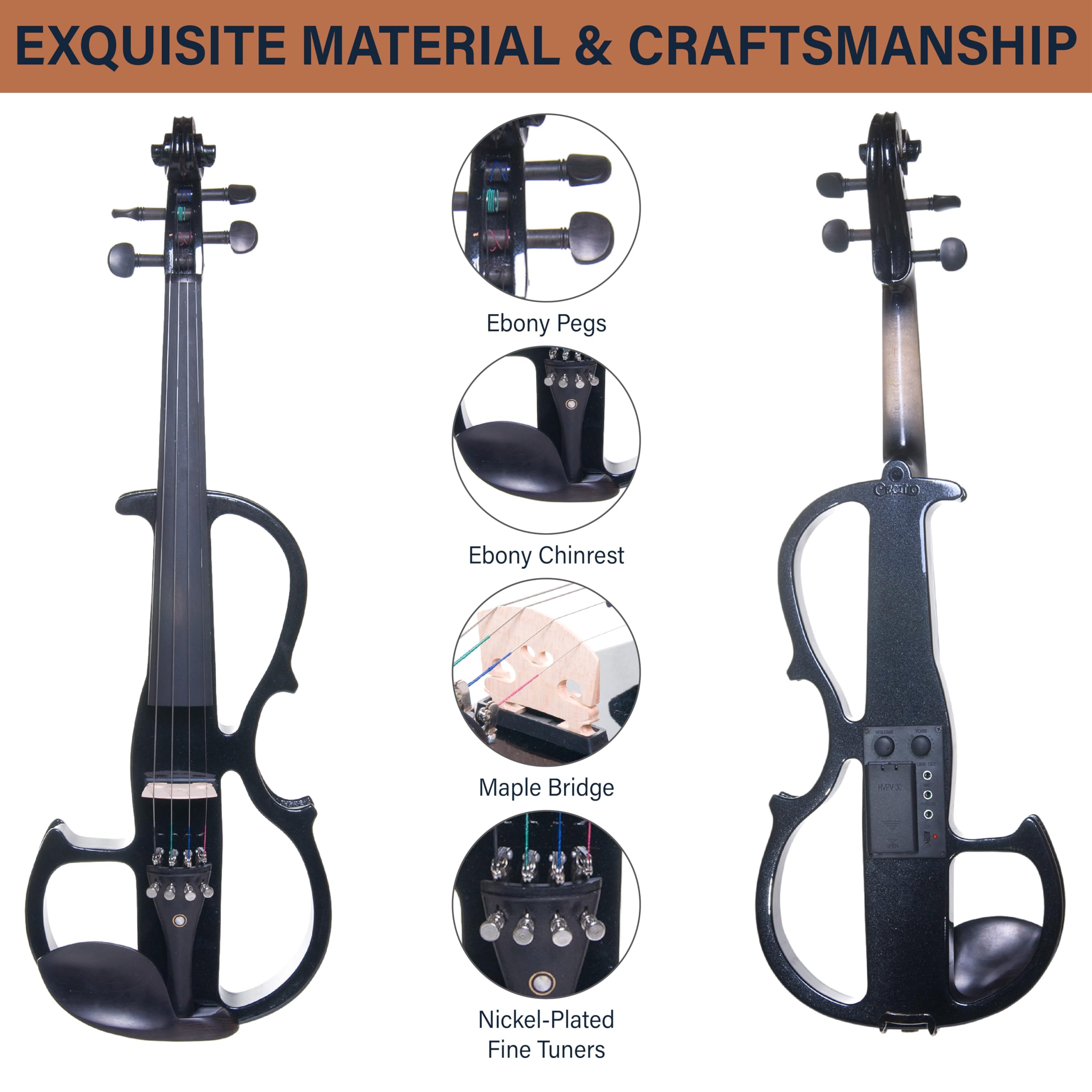 Amazon | CEVN-2BK ソリッドウッドサイレント/エレクトリック